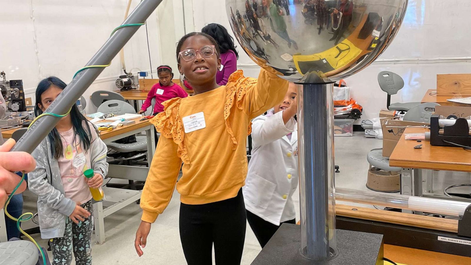 PHOTO: 9 year old Bobbi Wilson hopes to be a scientist one day