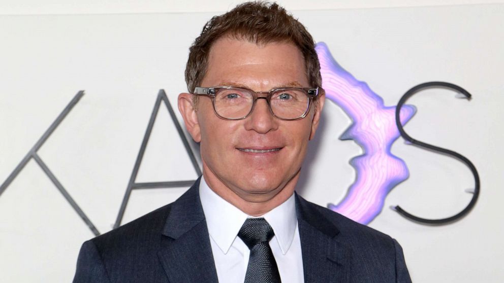 Chef Bobby Flay attends the grand opening of KAOS Dayclub & Nightclub at Palms Casino Resort, April 5, 2019, in Las Vegas.