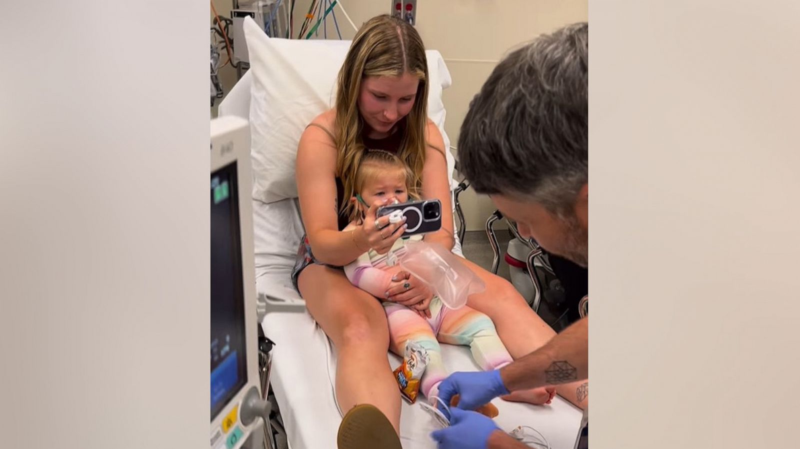 PHOTO: Morgan Miller, the wife of Bode Miller, shared on Instagram that three of their kids were treated in an emergency room for carbon monoxide poisoning.