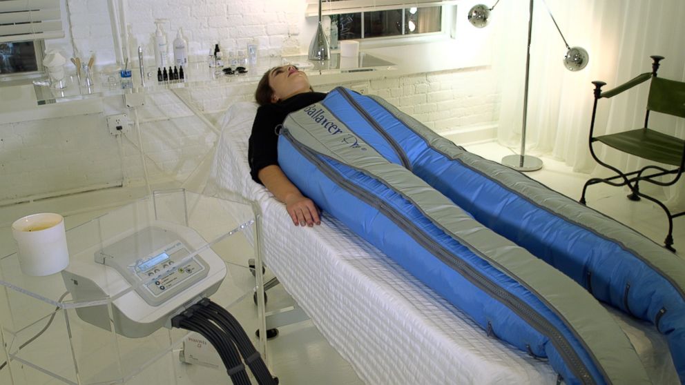 PHOTO: The Ballancer Pro is like a giant sleeping bag for the body that the makers say uses compression therapy to eliminate toxins, slim and tone the body and treat cellulite.