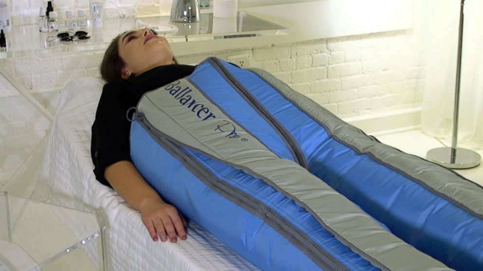 PHOTO: The Ballancer Pro is like a giant sleeping bag for the body that the makers say uses compression therapy to eliminate toxins, slim and tone the body and treat cellulite.