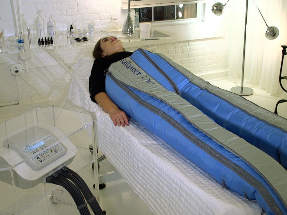 PHOTO: The Ballancer Pro is like a giant sleeping bag for the body that the makers say uses compression therapy to eliminate toxins, slim and tone the body and treat cellulite.