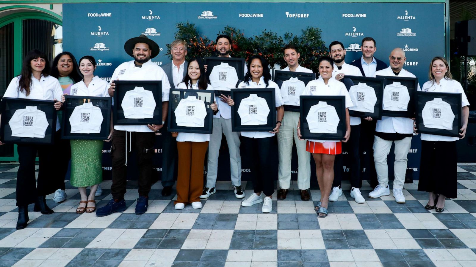 PHOTO: Best New Chef Class of 2023 for Food & Wine Best New Chefs at Nine Orchard in New York City, Sept. 12, 2023.