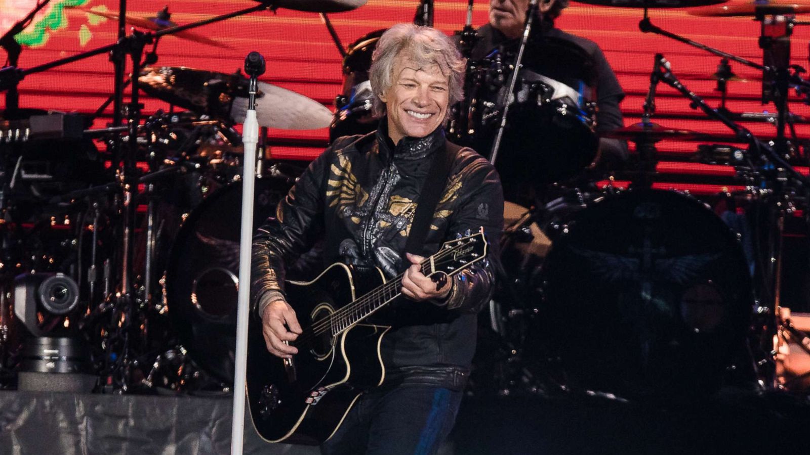 PHOTO: Bon Jovi performs live on stage on Sept. 25, 2019, in Sao Paulo, Brazil.