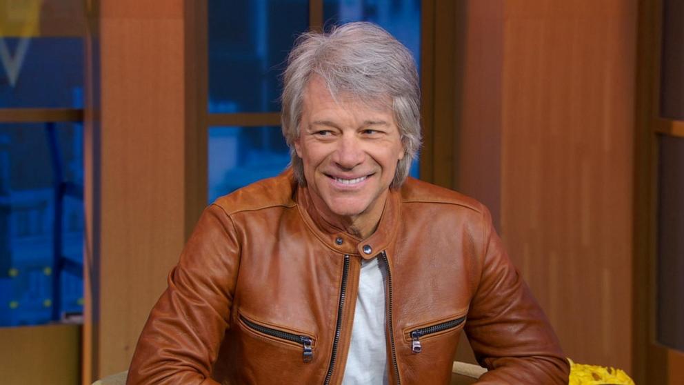 PHOTO: Jon Bon Jovi is guest on Good Morning America, April 25, 2024.