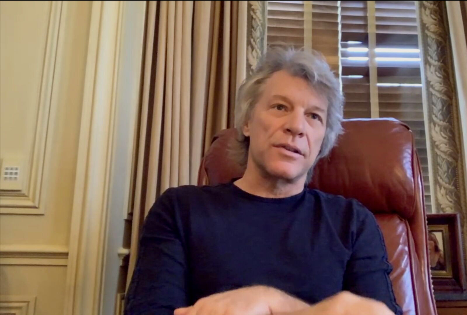 PHOTO: Jon Bon Jovi appears on "Good Morning America," March 30, 2020.