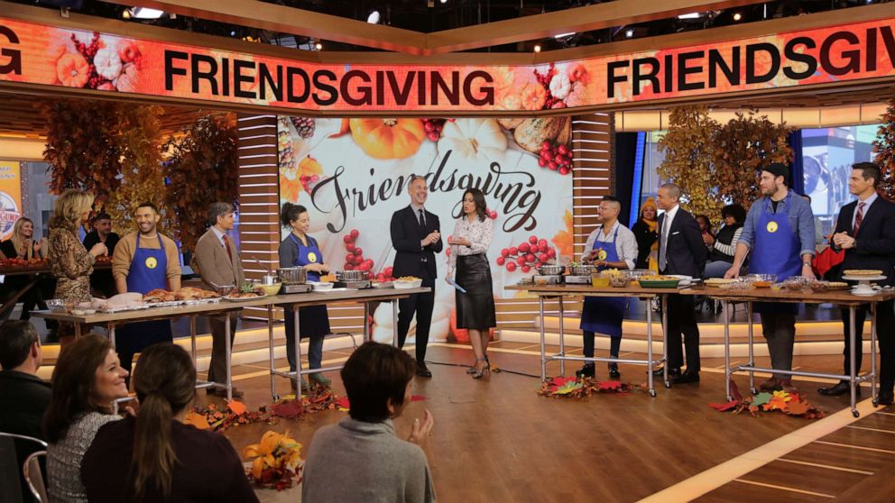 PHOTO: The Bon Appetit team joins "GMA" to celebrate Friendsgiving.