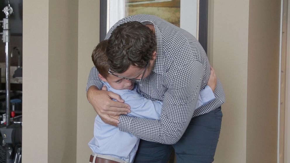 PHOTO: Sawyer Dyer, 9, who is celebrating his cancer remission, has met Kevin Schwartzel, the man who saved him.