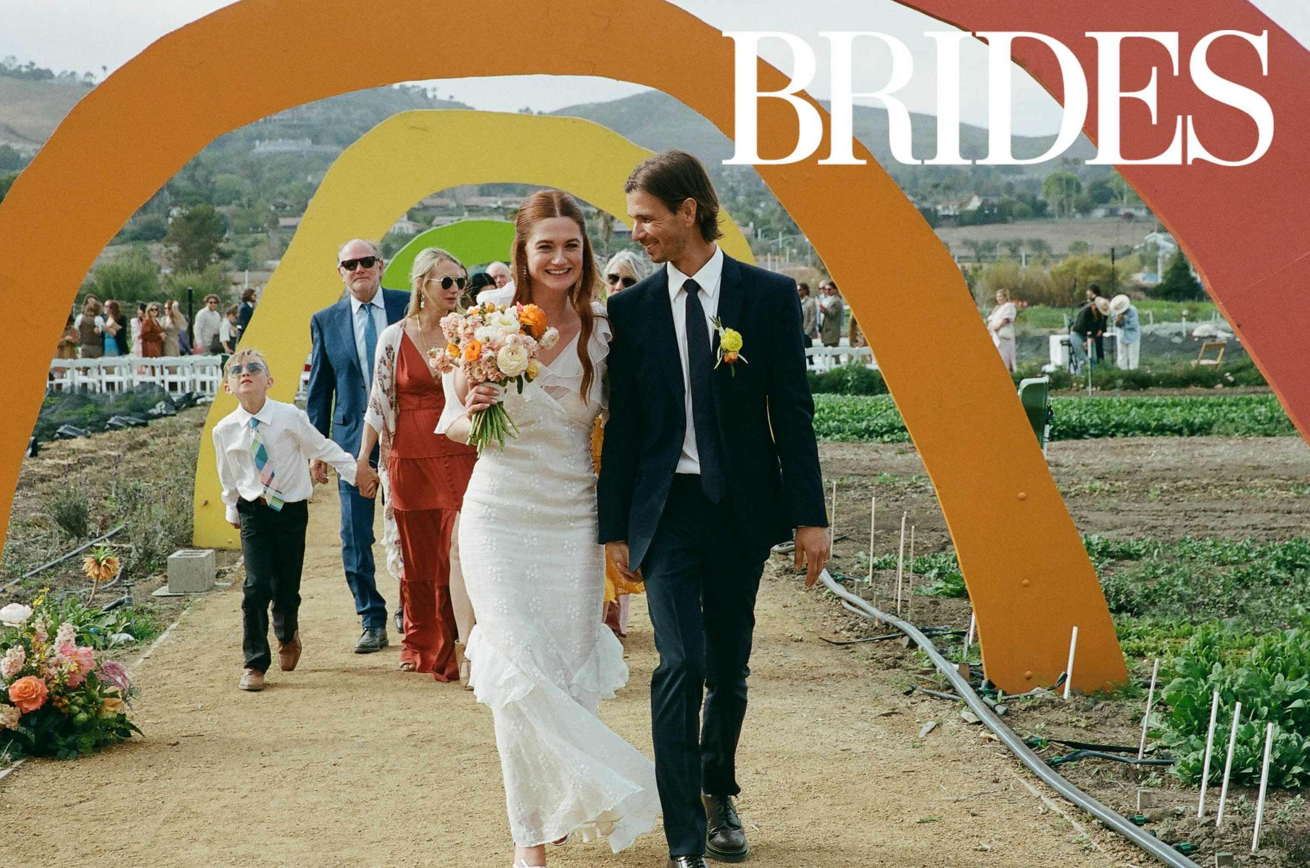 PHOTO: Bonnie Wright and Andrew Rococo tied the knot on March 19, 2022 at The Ecology Center in San Juan Capistrano.
