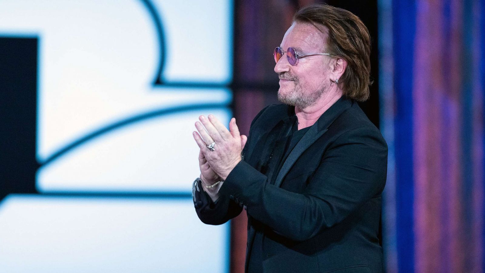 PHOTO:Singer Bono at Kursaal during 67th San Sebastian International Film Festival on Sept. 27, 2019 in San Sebastian, Spain.