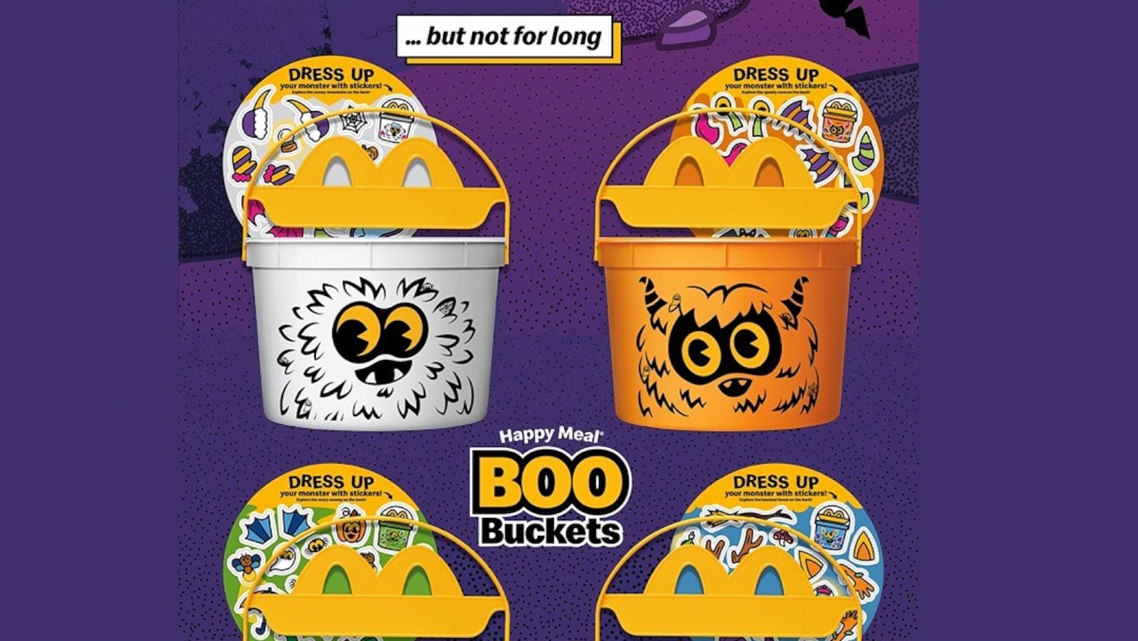 PHOTO: McDonald's Happy Meal Boo Buckets.