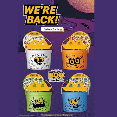 PHOTO: McDonald's Happy Meal Boo Buckets.