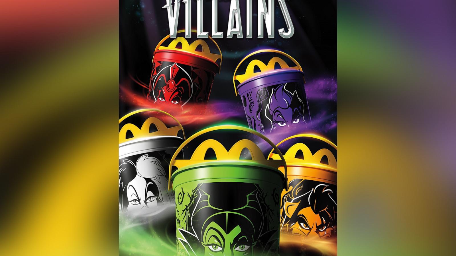 PHOTO: McDonald's boo buckets are back with a Disney Villains theme.