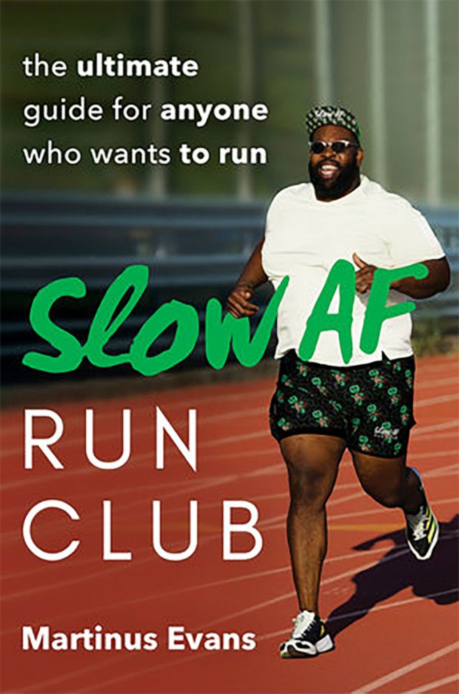 PHOTO: Martinus Evans' book "Slow AF Run Club."
