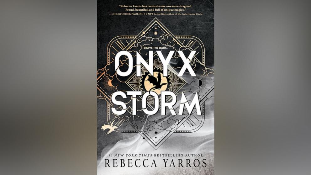 Fourth Wing author Rebecca Yarros unveils cover of third Empyrean book, Onyx Storm