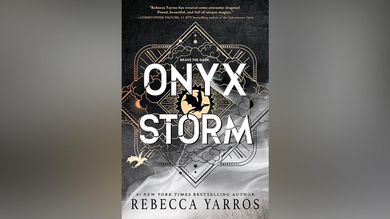 PHOTO: Onyx Storm" by Rebecca Yarros.