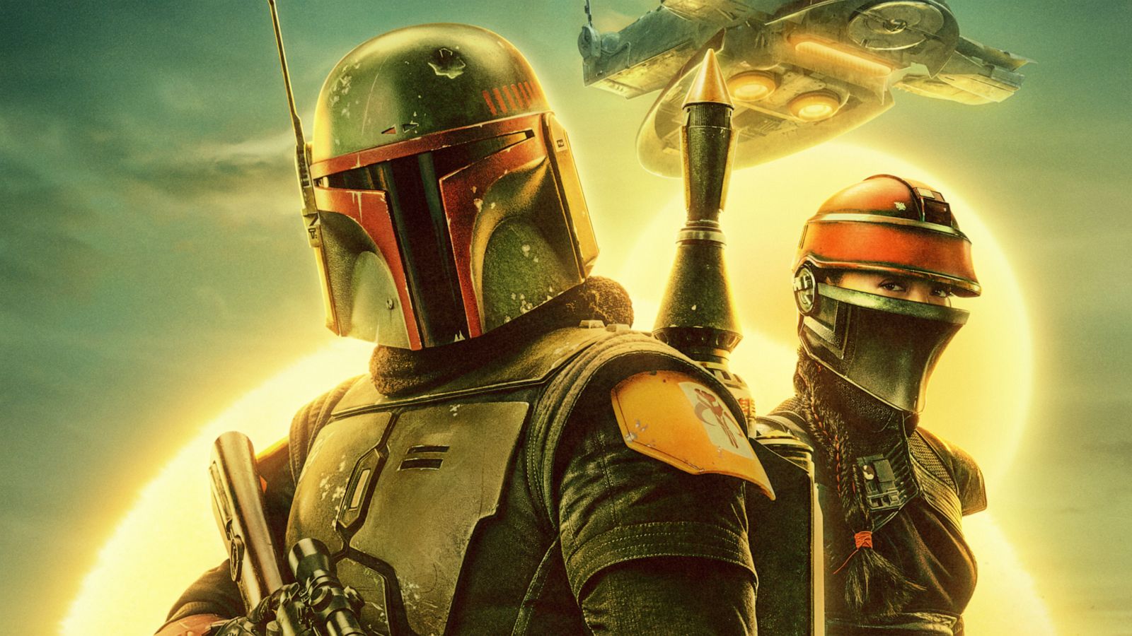 PHOTO: Temura Morrison is Boba Fett and Ming-Na Wen is Fennec Shand in "The Book of Boba Fett," on Disney+.