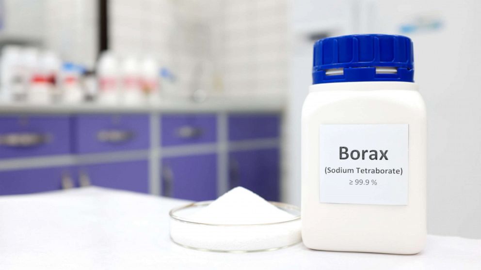 PHOTO: A bottle of borax chemical compound is pictured here.