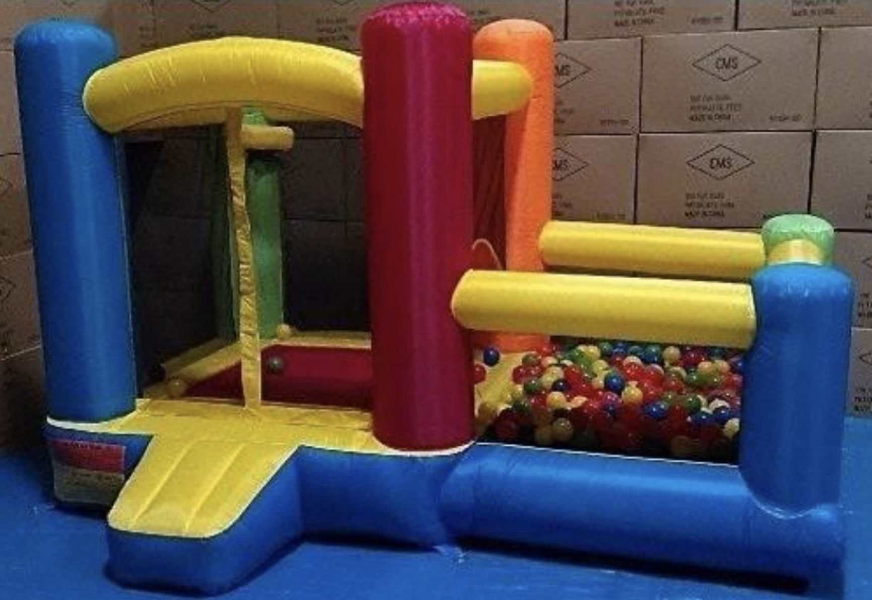 PHOTO: The Consumer Product Safety Commission is warning customers not to buy or use the "My Bouncer Little Castle" inflatable bounce house.