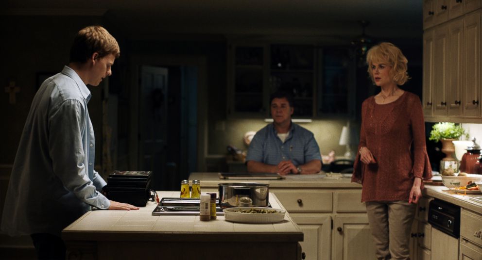 PHOTO: Lucas Hedges, Russell Crowe and Nicole Kidman in a scene from "Boy Erased."