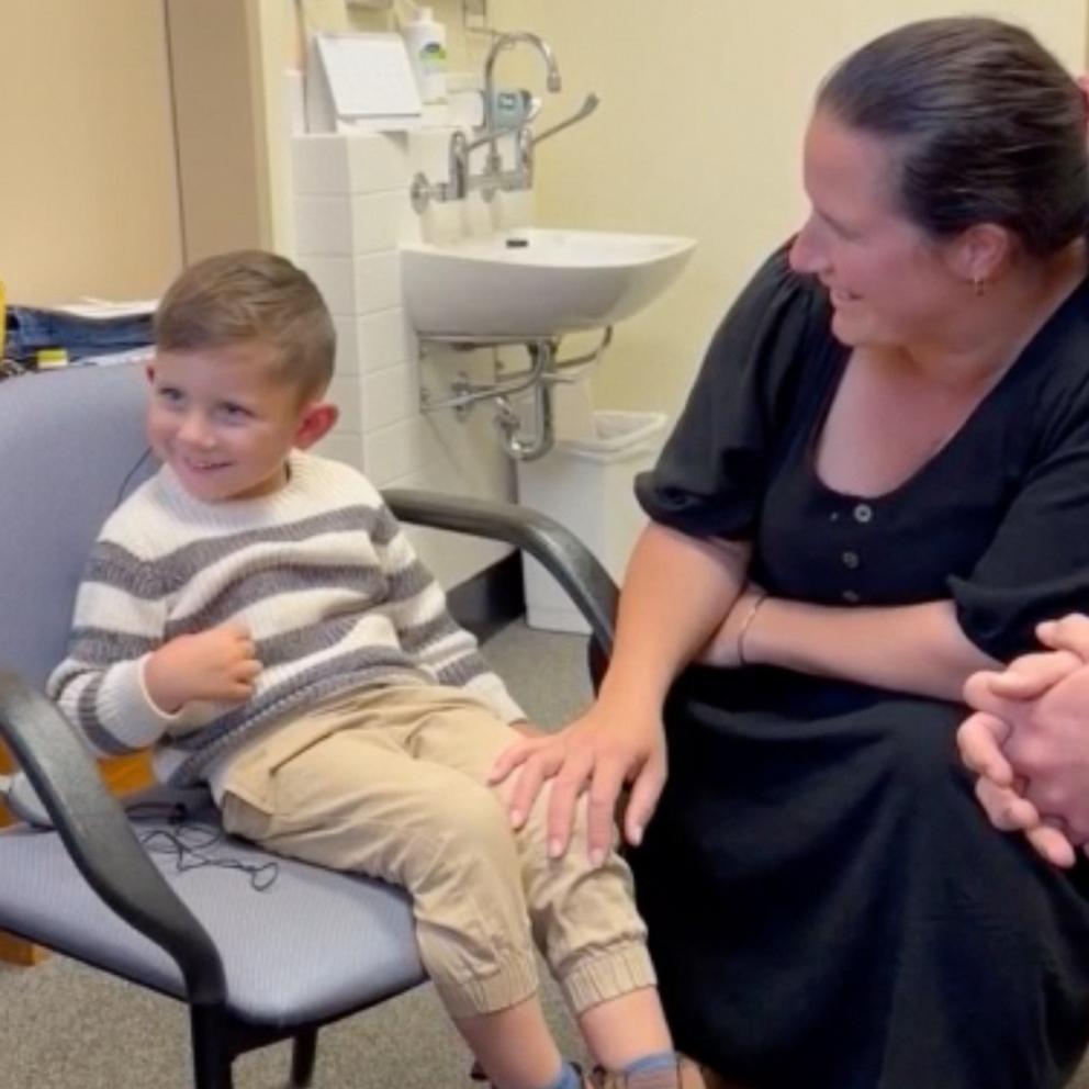 VIDEO: Boy had touching reaction to hearing his parents for 1st time with cochlear implants 