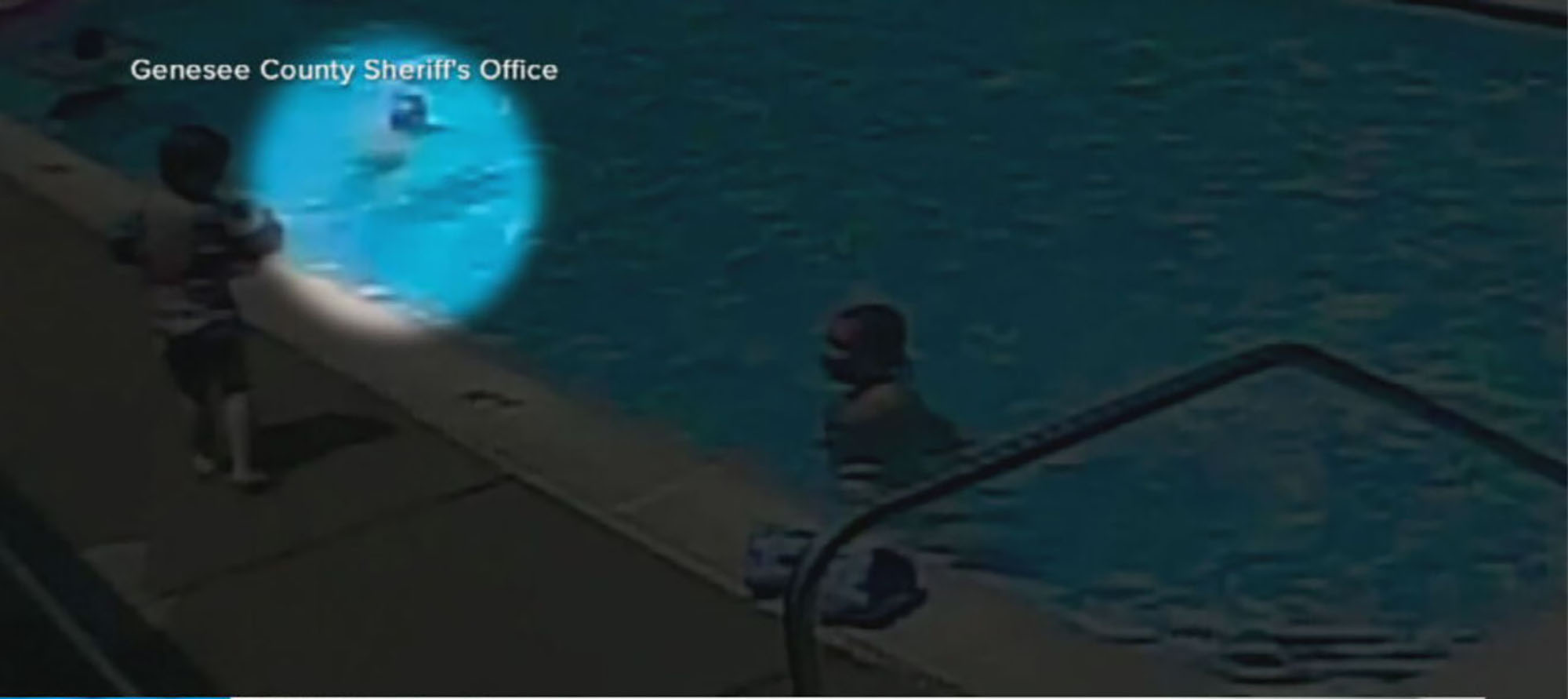 PHOTO: 7-year-old Griffin was rescued from an apartment swimming pool in Michigan.