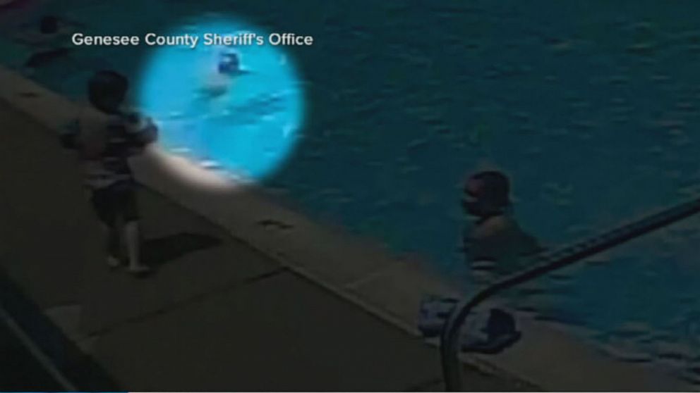 PHOTO: 7-year-old Griffin was rescued from an apartment swimming pool in Michigan.