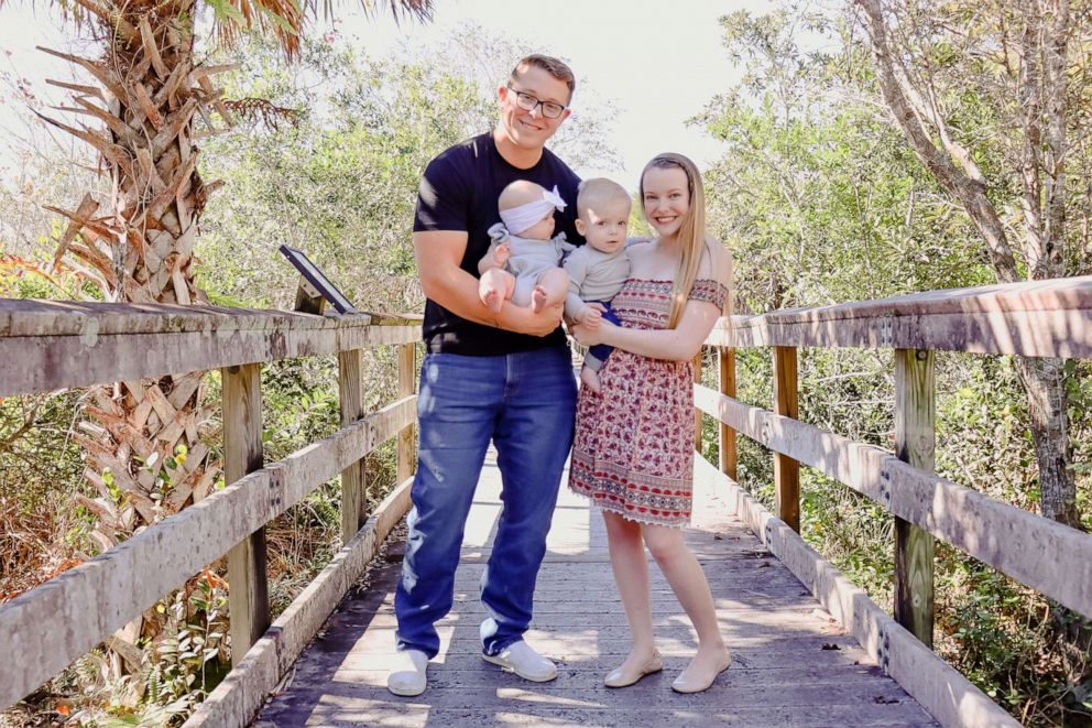 PHOTO: Clark and Kassey Jagodzinski are parents of two, Archer, 2, and Oakley, 10 months.