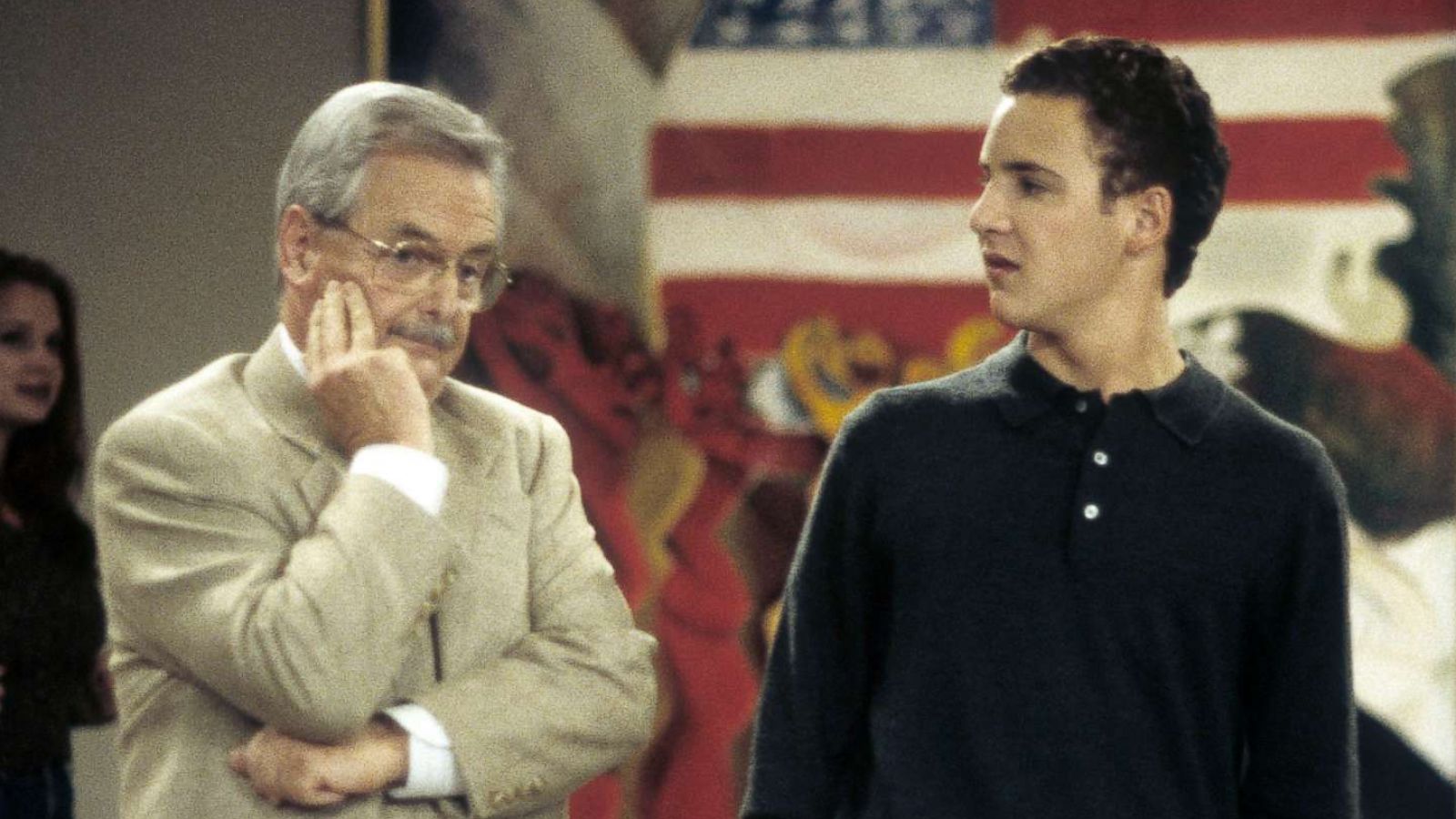 PHOTO: William Daniels and Ben Savage star in an episode of "Boy Meets World."