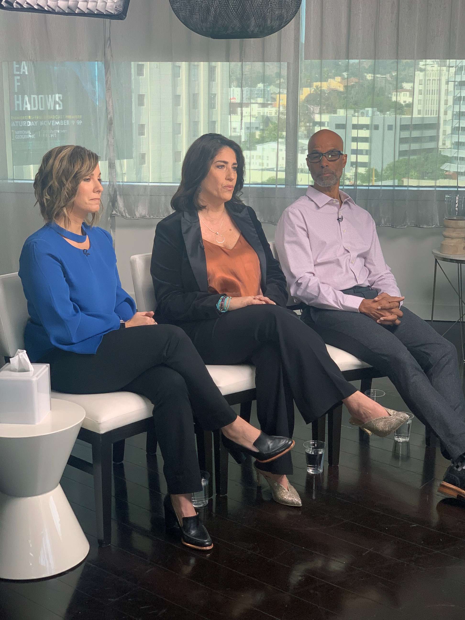 PHOTO: Libby Boyce and Victor Boyce, parents of the late Disney star, Cameron Boyce. speak out with senior director of the SUDEP institute, Sally Schaeffer, about a new PSA about sudden unexpected death in epilepsy awareness.
