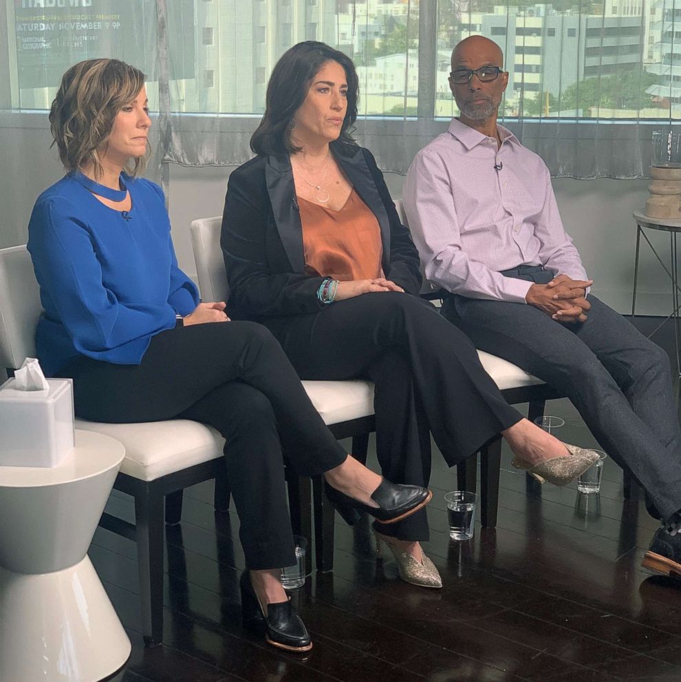 PHOTO: Libby Boyce and Victor Boyce, parents of the late Disney star, Cameron Boyce. speak out with senior director of the SUDEP institute, Sally Schaeffer, about a new PSA about sudden unexpected death in epilepsy awareness.