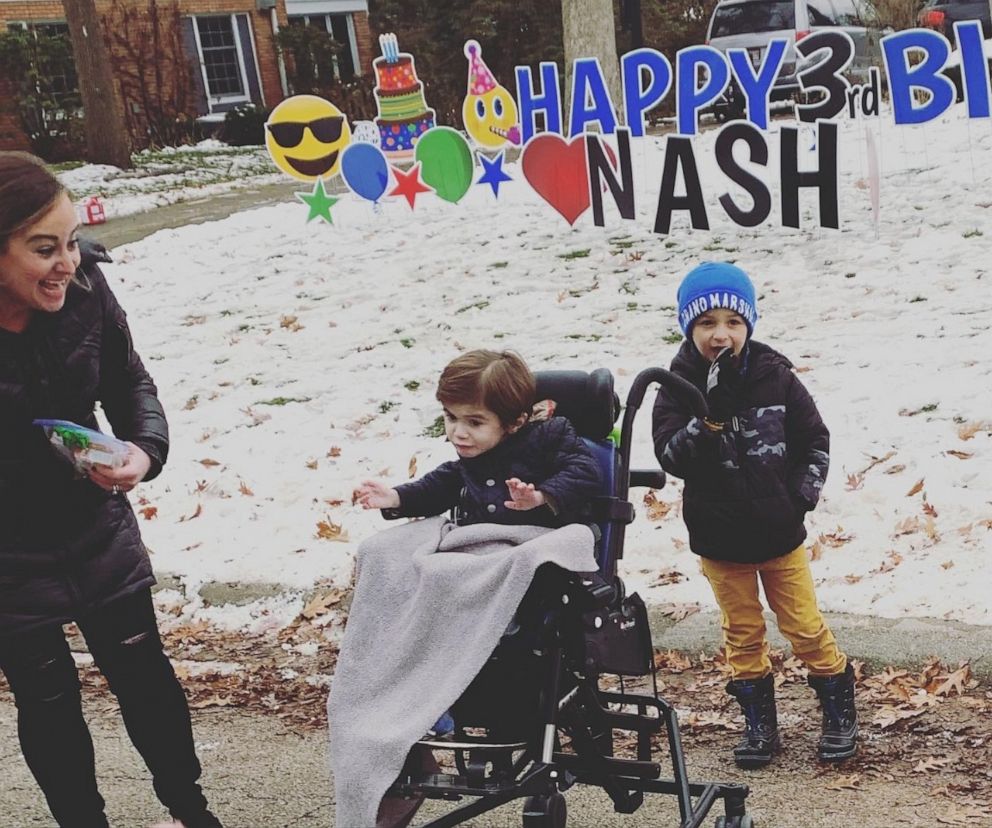 PHOTO: At 11 months old, Nash Stineman was diagnosed with spinal muscular atrophy with respiratory distress (SMARD), which causes muscle weakness and difficulty breathing. 