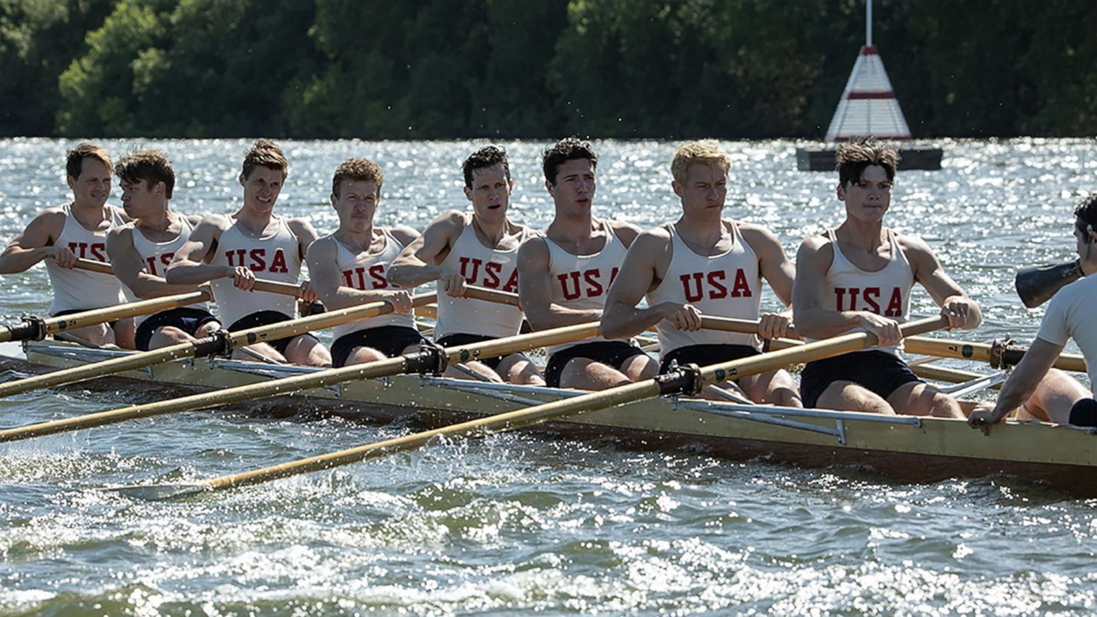 PHOTO: The Boys in the Boat is a sports drama based on the #1 New York Times bestselling non-fiction book written by Daniel James Brown.