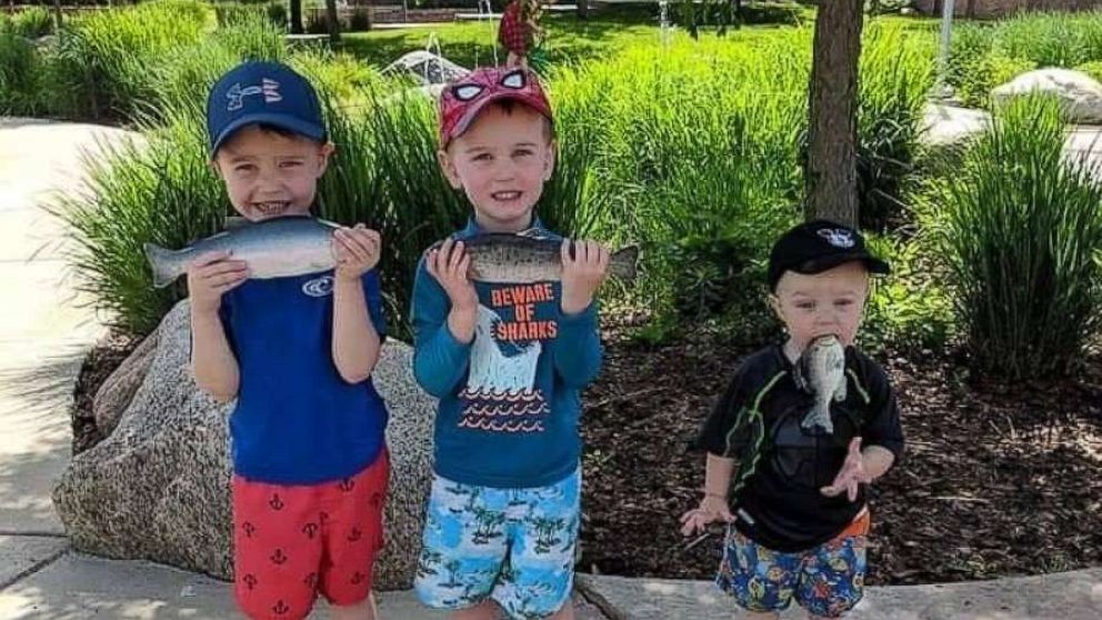 Little brother wins hearts in hilarious family fish photo gone viral
