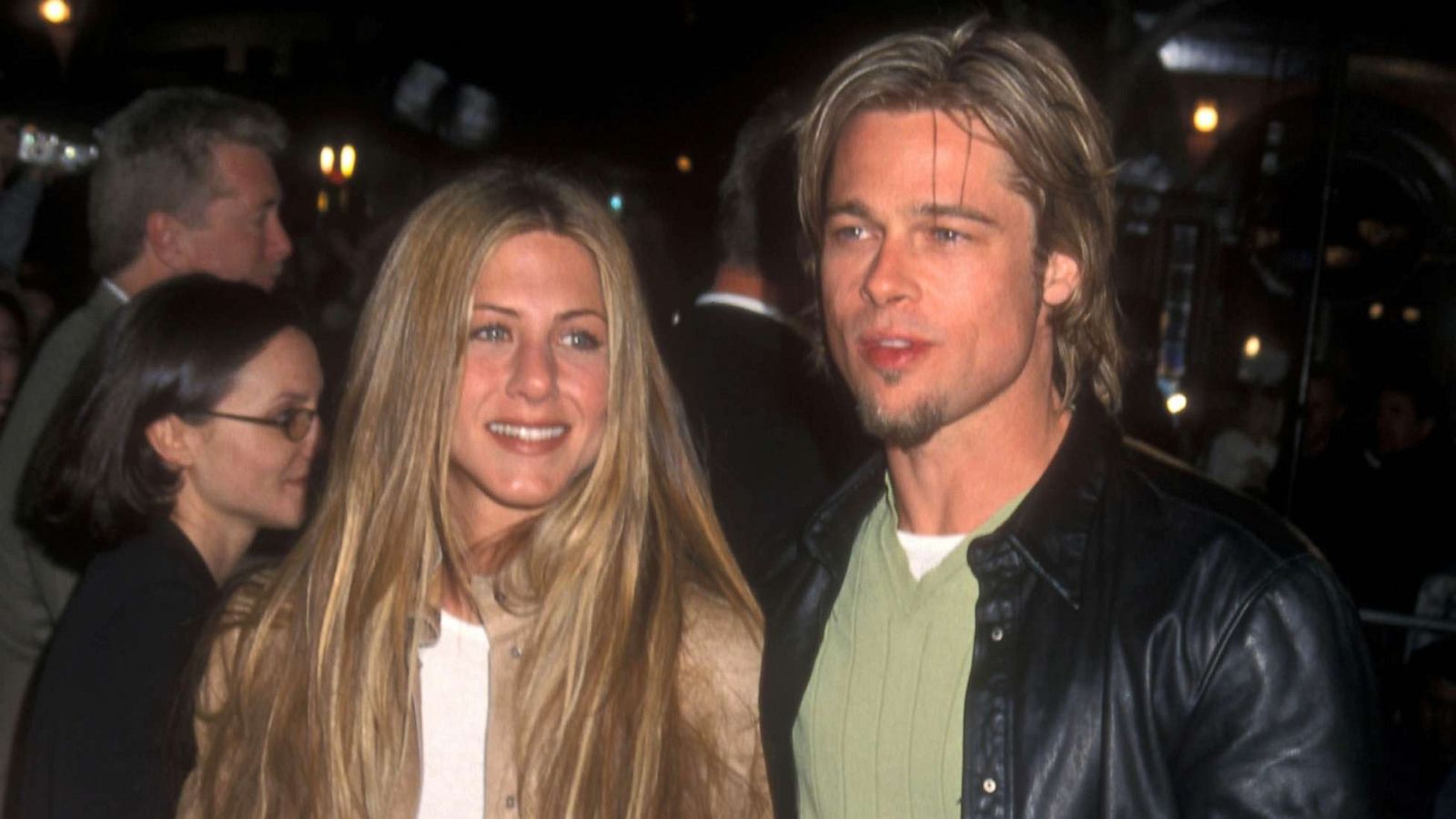 PHOTO: In this June 12, 1998, file photo, Jennifer Aniston and Brad Pitt are shown.