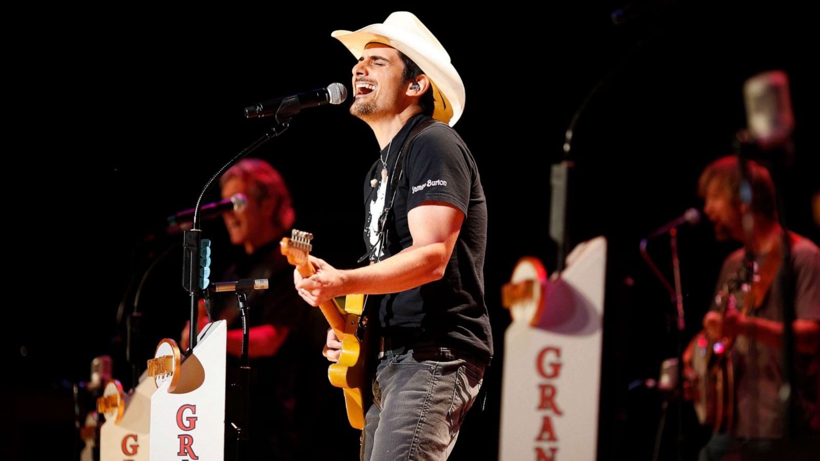 PHOTO: Brad Paisley performs during a broadcast of the Grand Ole Opry at The Ryman Auditorium in Nashville, Tenn. on Tuesday, May 25, 2010.