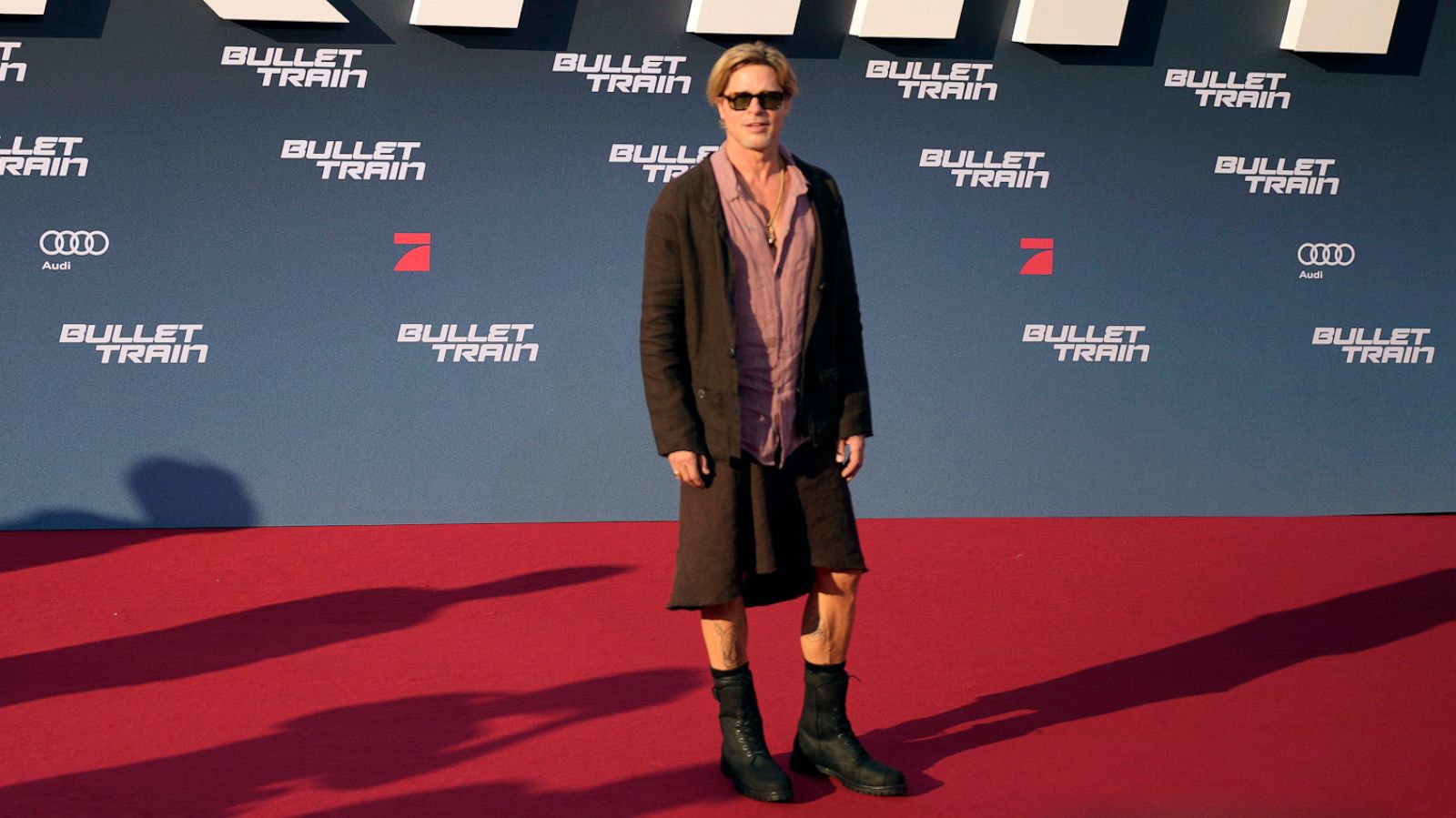 PHOTO: Brad Pitt arrives for the premiere of the film 'Bullet Train' in Berlin, Germany, July 19, 2022.