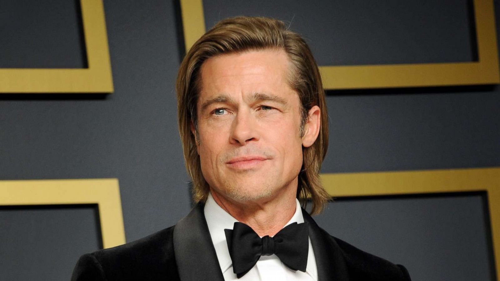 PHOTO: Brad Pitt poses with his Oscar, Feb. 9, 2020, in Hollywood, Calif.