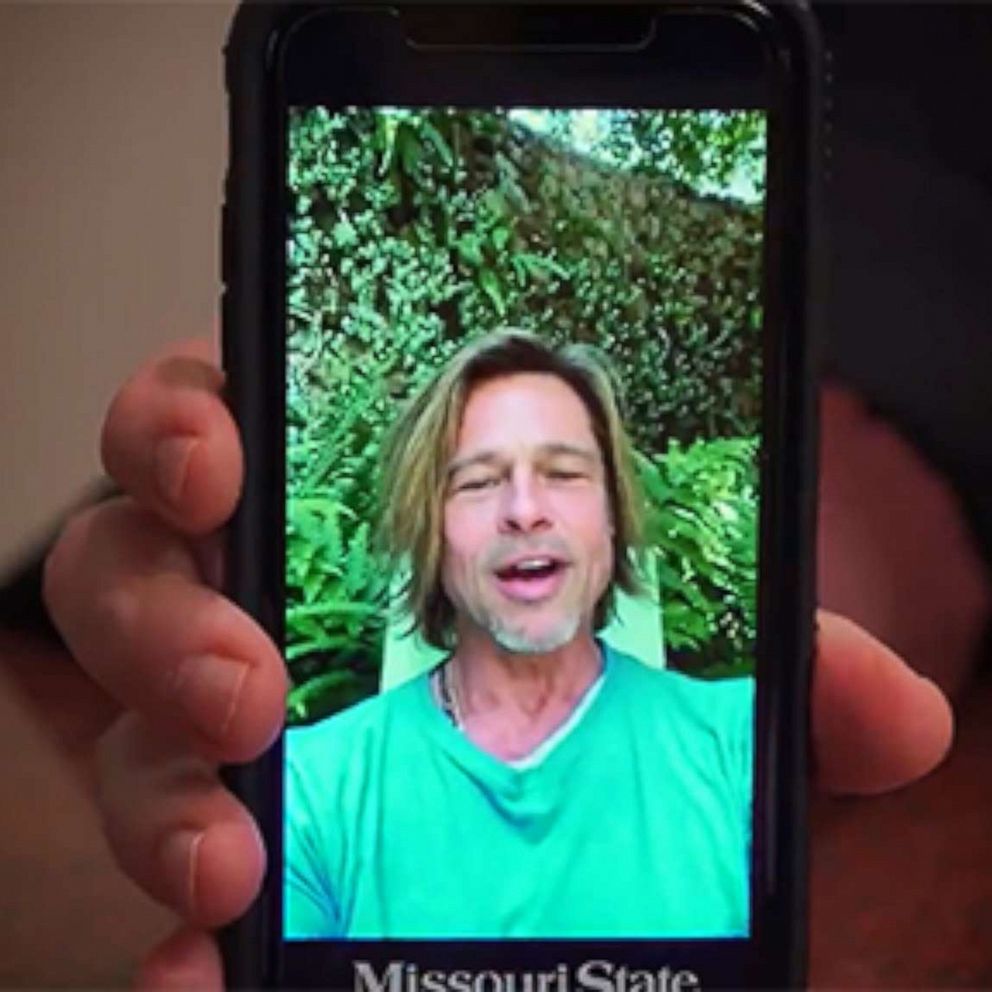 VIDEO: Brad Pitt congratulates Missouri State’s Class of 2020 