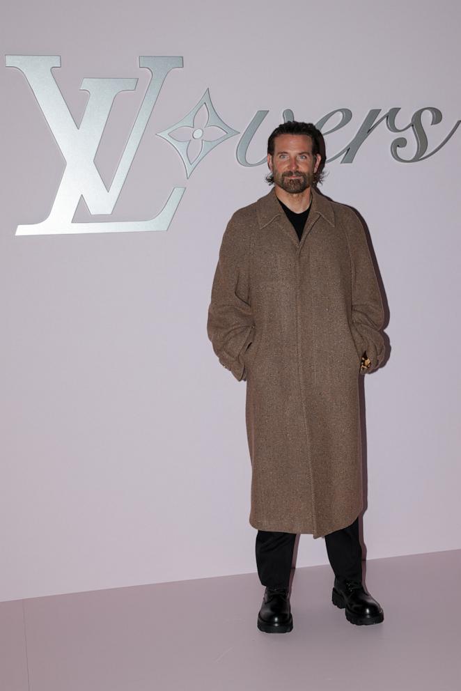 PHOTO: Bradley Cooper attends the Louis Vuitton Menswear Fall-Winter 2025/2026 show as part of Paris Fashion Week, Jan. 21, 2025, in Paris.