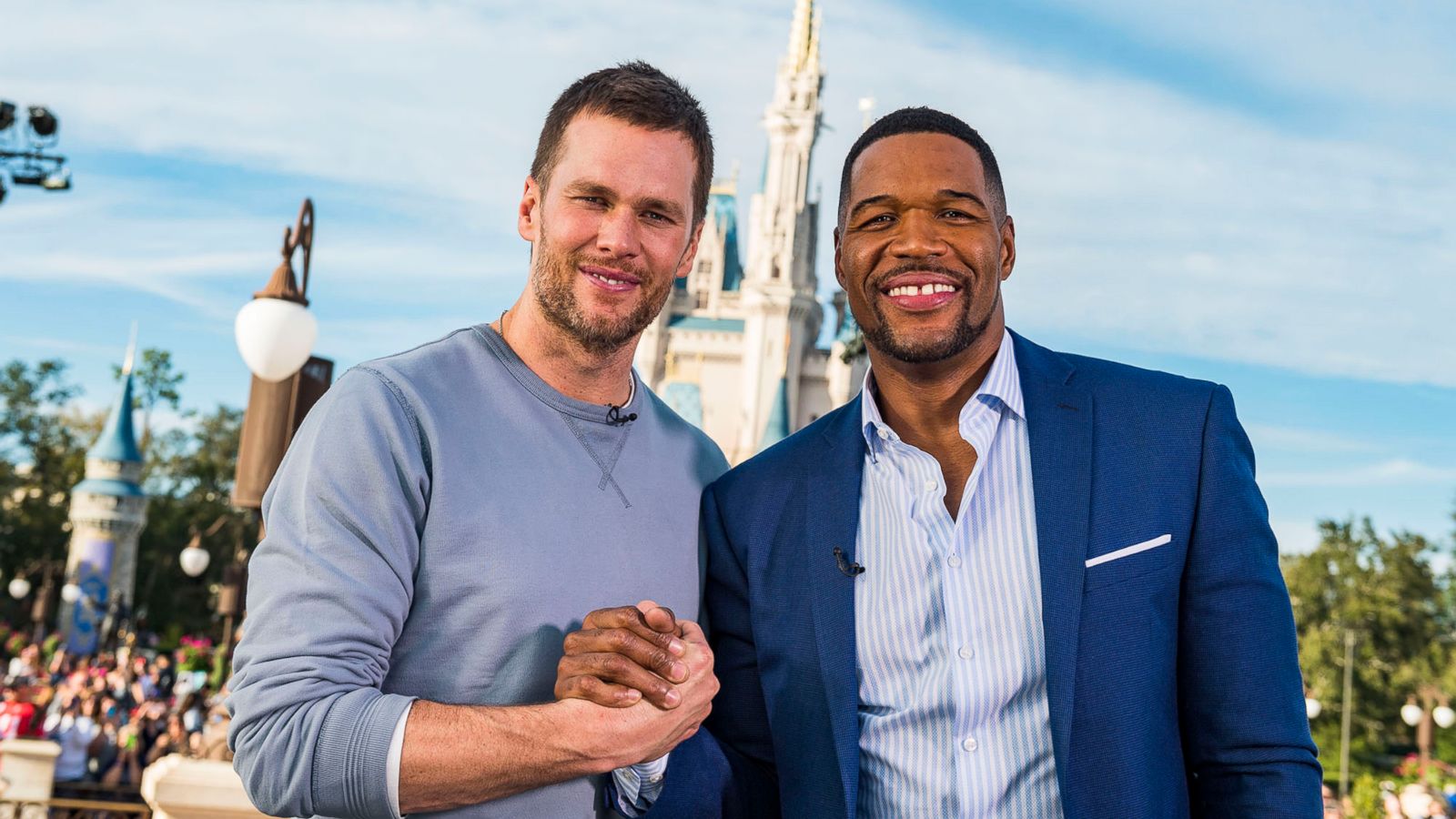 PHOTO: New England Patriots quarterback Tom Brady opens up in an interview with ABC News' Michael Strahan at Walt Disney World.