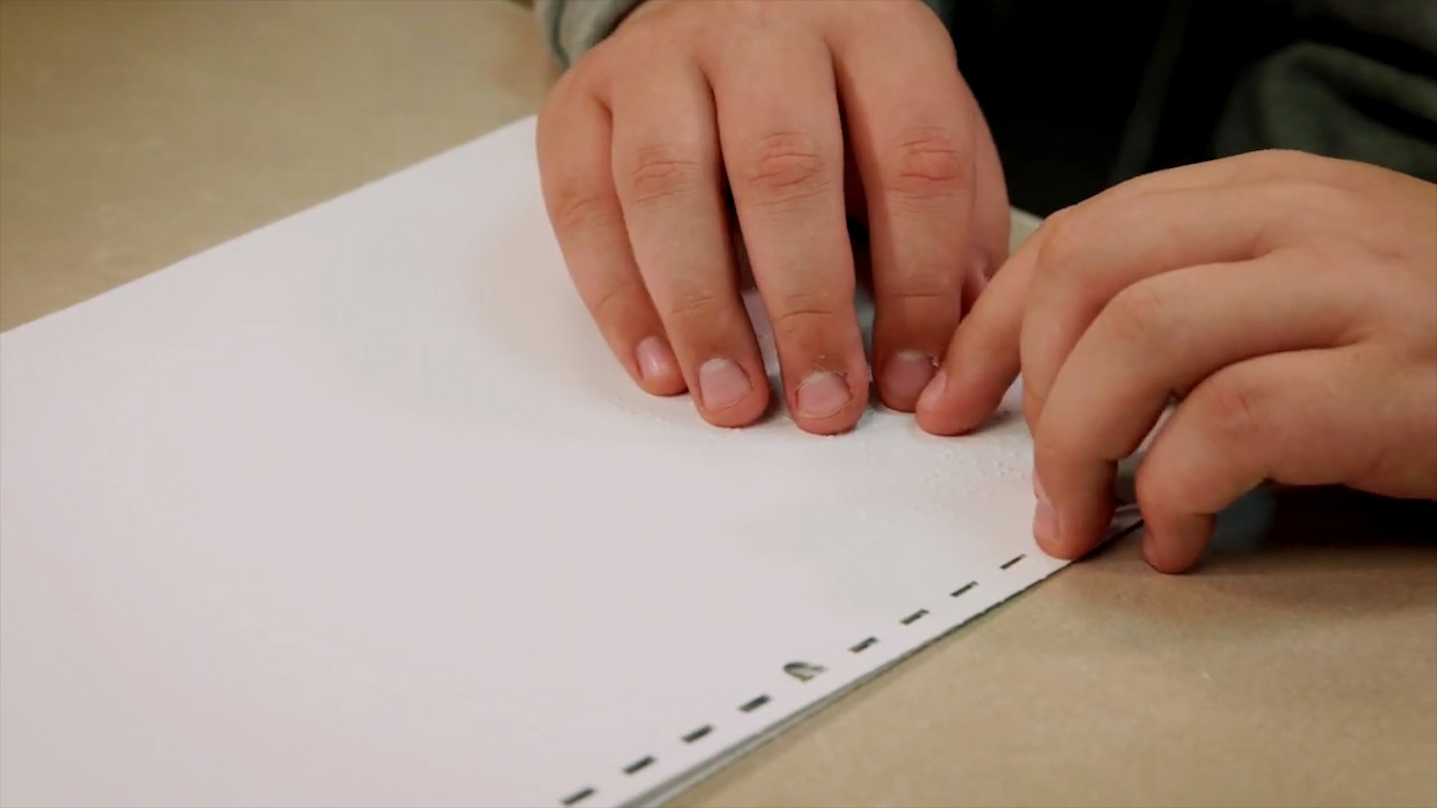 PHOTO: There is shortage of braille educators in the United States.
