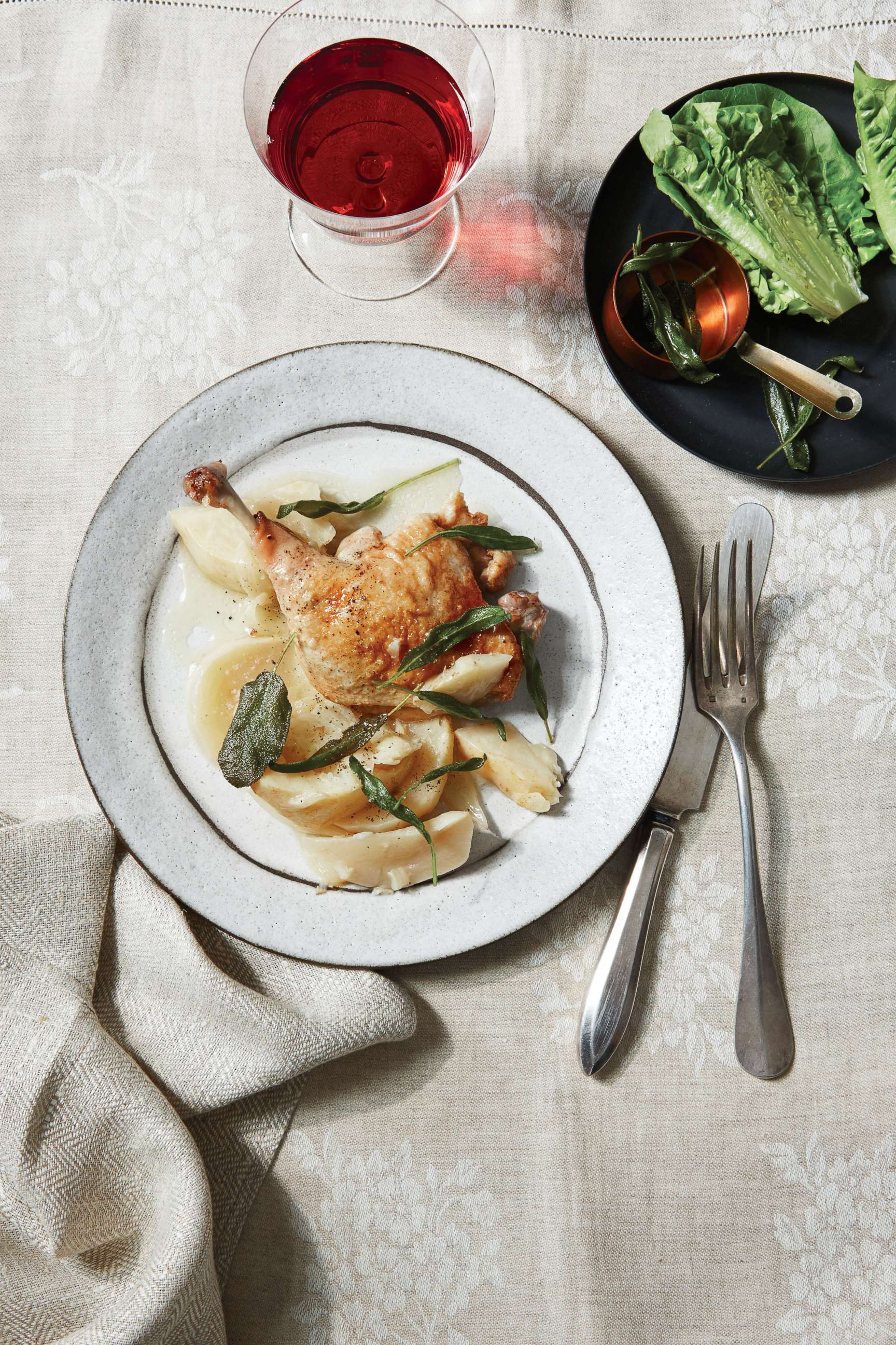 PHOTO: Martha Stewart's braised duck with turnips and celery root.
