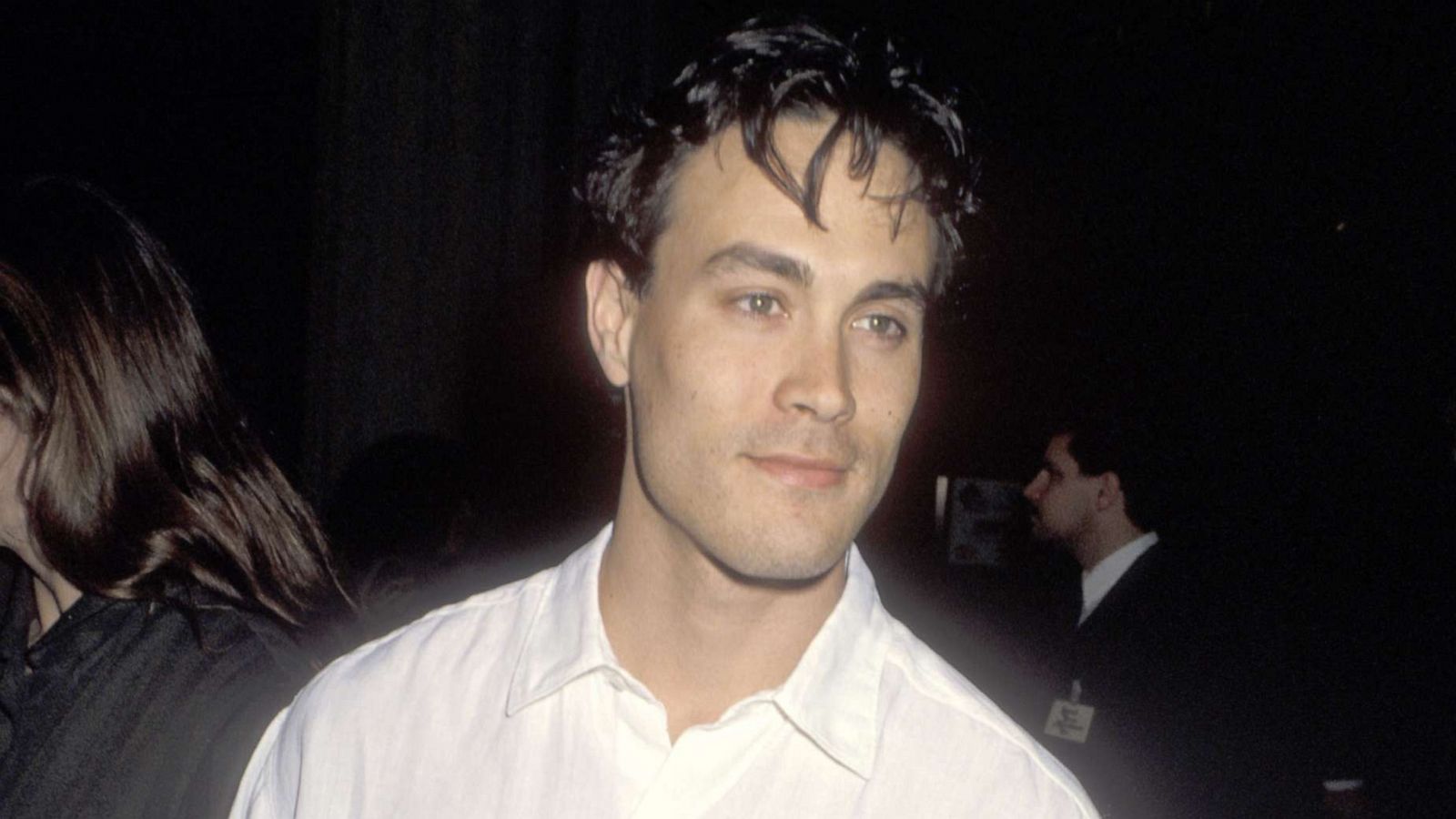 PHOTO: In this March 23, 1993, file photo, actor Brandon Lee attends a premiere in Westwood, Calif.