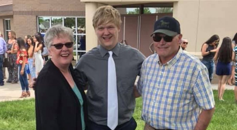 PHOTO: On May 19, Braxton Moral, 17, graduated Ulysses High School in Ulysses, Kansas. And on May 30, the 17-year-old will receive his undergraduate dress from Harvard Extension School.