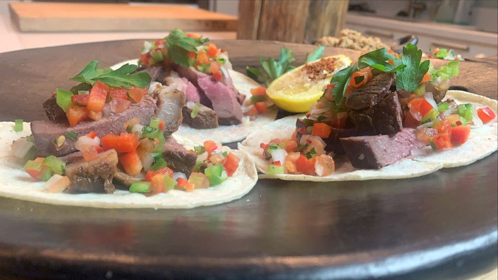 PHOTO: Chef Lorena Garcia shares her recipe for Brazilian-style tacos on Good Morning America, June 5, 2021.