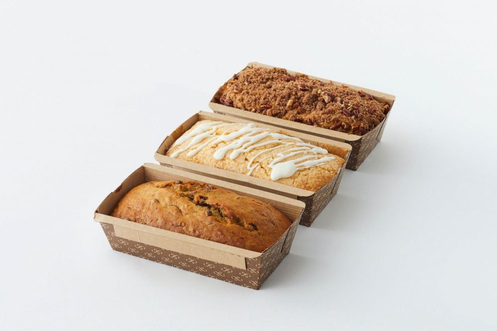 PHOTO: Three new breakfast loaves from Magnolia Bakery.