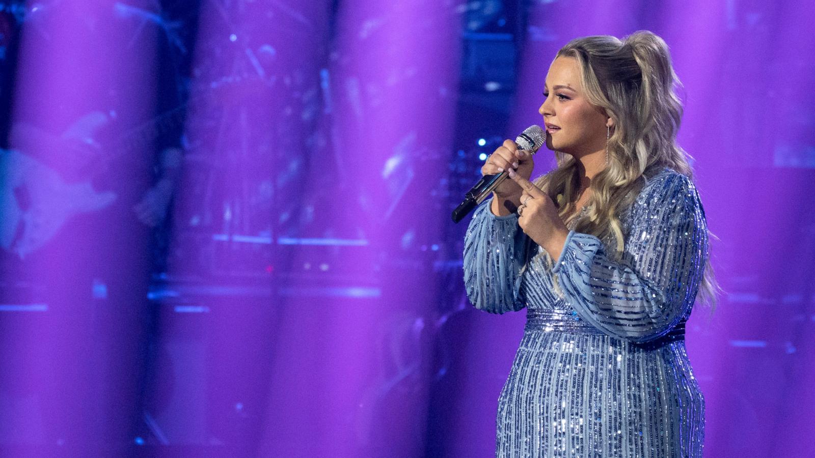 PHOTO: Breanna Nix performing on “American Idol” on April 29, 2025.