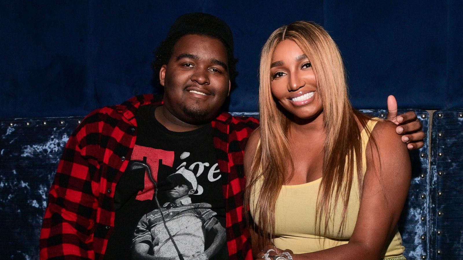 PHOTO: Brentt Leakes and NeNe Leakes attend The Linnethia Lounge Grand Opening on May 28, 2021 in Duluth, Georgia.