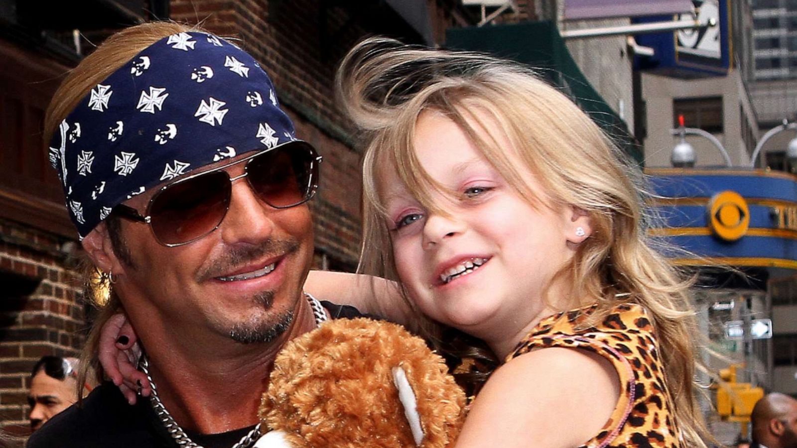 PHOTO: FILE - Bret Michaels and Jorja Bleu Sychak are seen, July 12, 2010 in New York City.